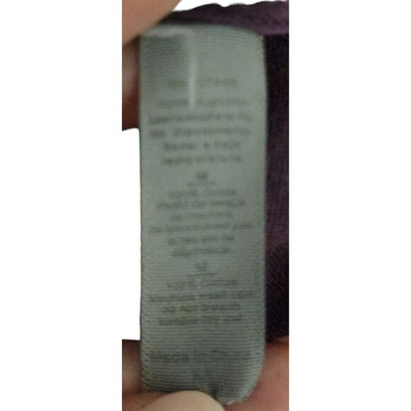 Vintage Y2K Cowgirl Up Long Sleeve Burnout TShirt Roses Womens Size M Purple - Picture 6 of 6